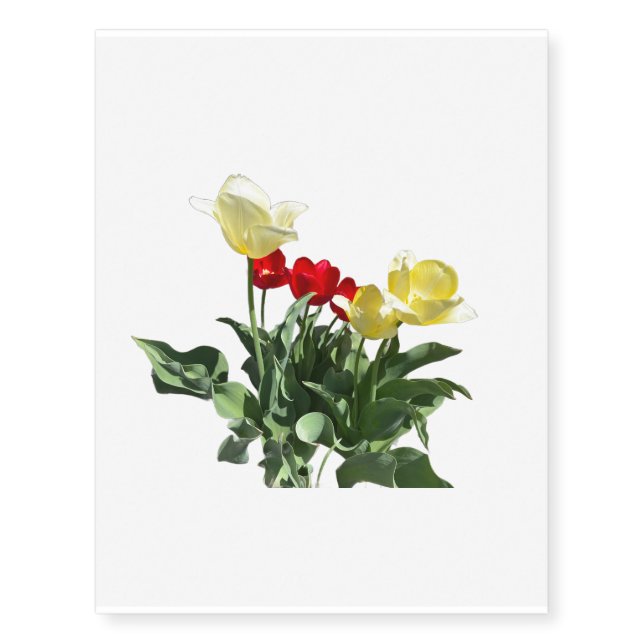 Tulips#5 Temporary Tattoos (Front)