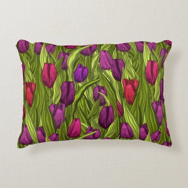 Tulips Accent Pillow (Front)