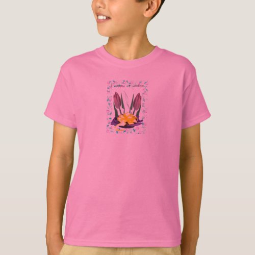 Tulips and Bow _ T_Shirt