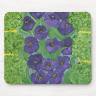 Tulips and Boxwood Mouse Pad