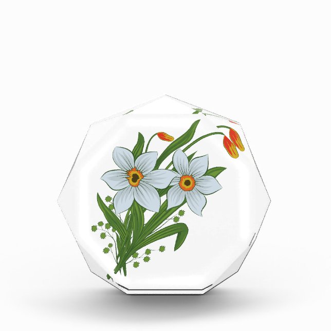 Tulips and Daffodils Flowers Award (Front)