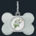Tulips and Daffodils Flowers Pet Tag<br><div class="desc">Beautiful bouquet of brightly colorful spring flowers,  yellow tulips and white daffodils.</div>