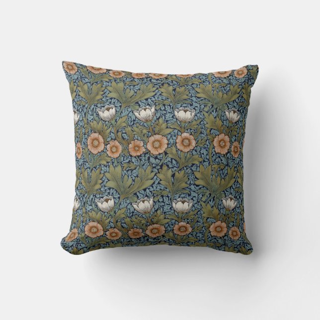 Tulips and Foliage   Throw Pillow (Front)