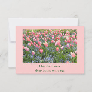 Tulips and Forget-Me-Nots Gift Certificate