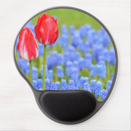 Tulips and muscari               gel mouse pad