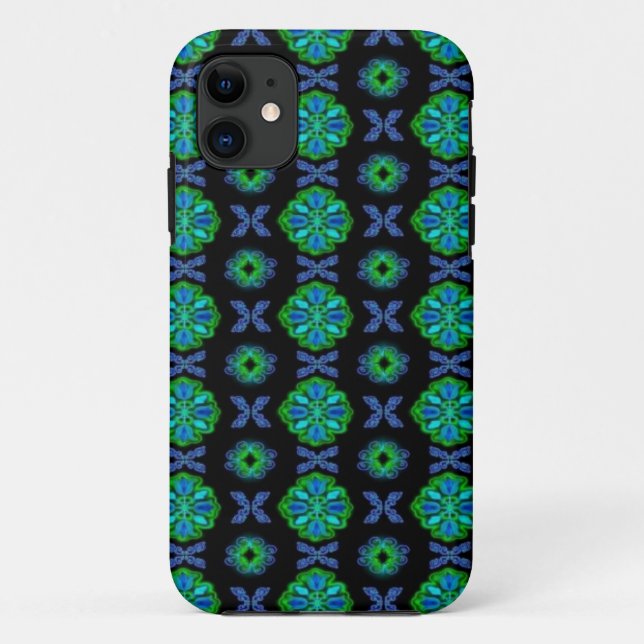 Tulips Artdeco in Retro Style Case-Mate iPhone Case (Back)