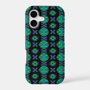 Tulips Artdeco in Retro Style iPhone 17 Case