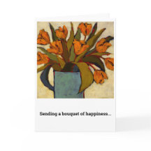 Tulips Birthday Card