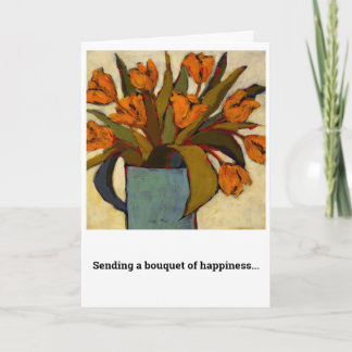 Tulips Birthday Card