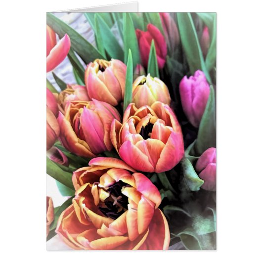 Tulips Bouquet Cards (Front)