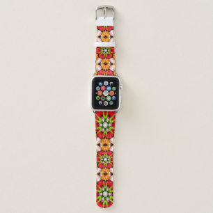 Tulips Bouquet Pattern Apple Watch Band