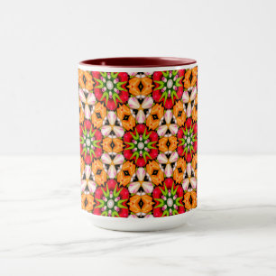 Tulips Bouquet Pattern Mug