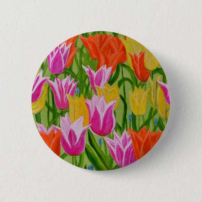 Tulips Button (Front)