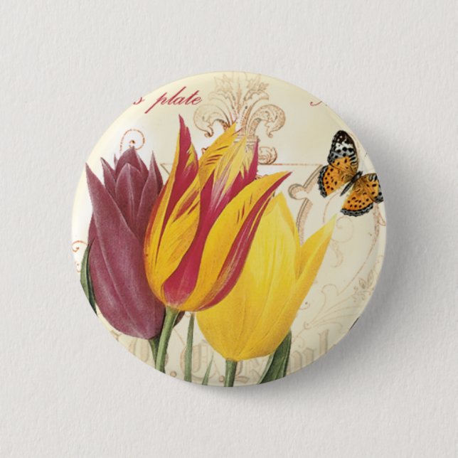 Tulips Button (Front)
