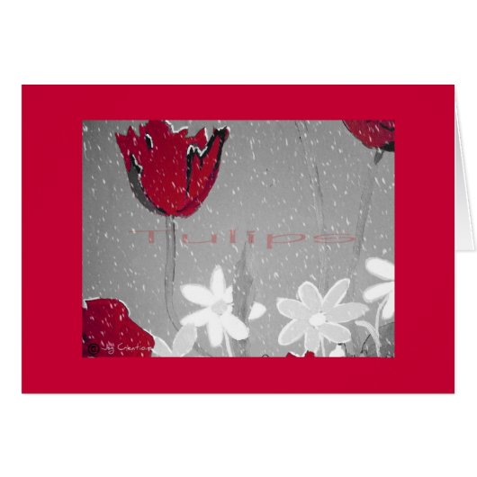 "Tulips" Cards (Front Horizontal)