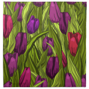 Tulips Cloth Napkin