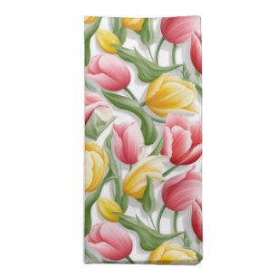 Tulips Cloth Napkin-Dinner Single