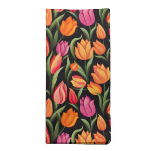 Tulips Cloth Napkin-Dinner Single