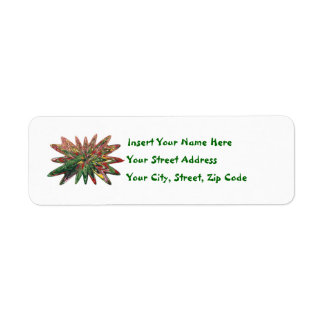 Tulips Collapsing Design Customizable Labels