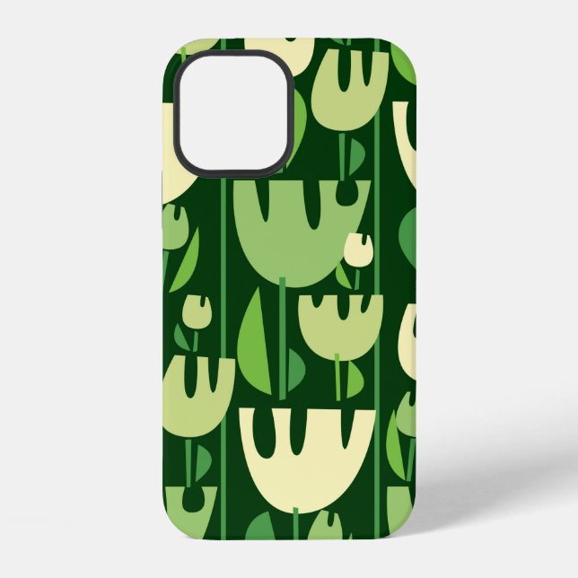 Tulips color seamless pattern iphone case (Back)