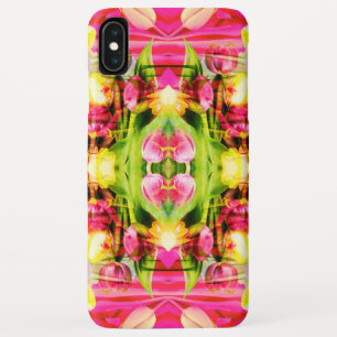 TULIPS - Colored Tulips of Fractal Art - iPhone XS Max Case