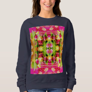 TULIPS - Colored Tulips of Fractal Art - Sweatshirt
