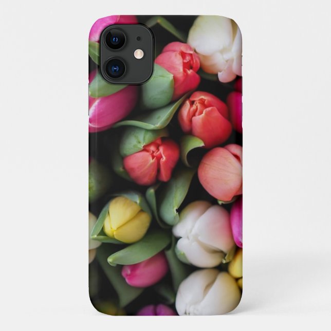 Tulips Colorful Flowers Easter Spring Case-Mate iPhone Case (Back)
