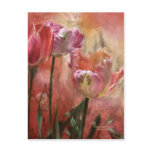 Tulips Colors Of Love Art Postcard