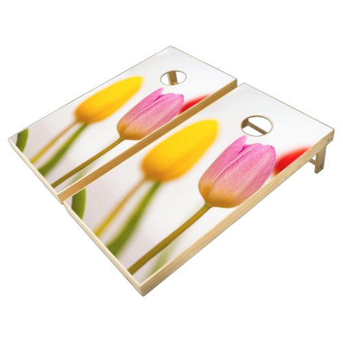 Tulips Cornhole Set
