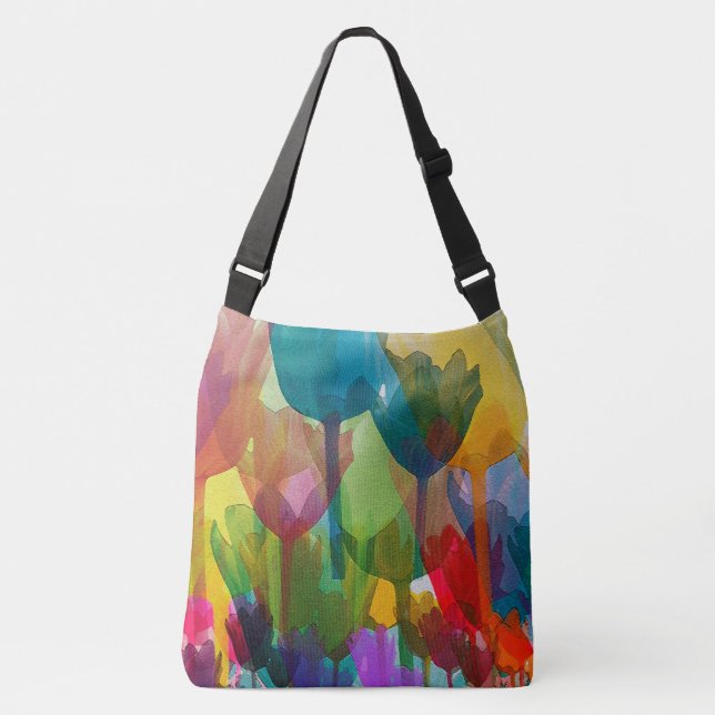 Tulips Crossbody Bag (Front)