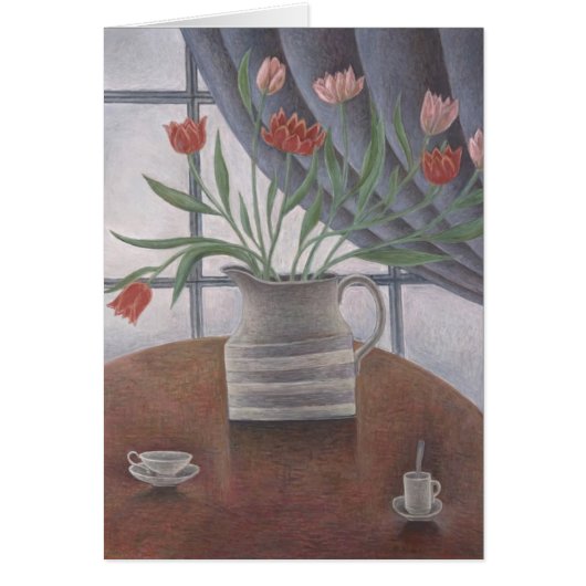 Tulips Curtain Cups 2002 Cards (Front)