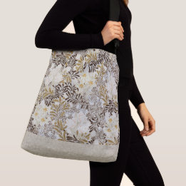 Tulips, Daisies and Honeysuckle by William *Morris Crossbody Bag