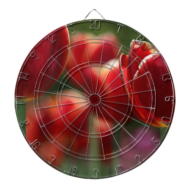 Tulips Dart Board (Front)