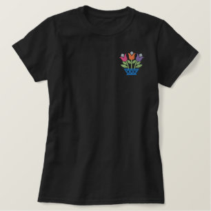 Tulips Embroidered Shirt