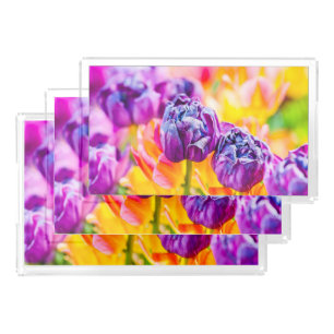 Tulips Enchanting 14 Acrylic Tray