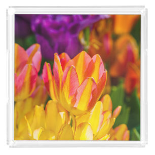 Tulips Enchanting 16 Acrylic Tray