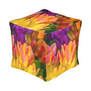 Tulips Enchanting 16 Pouf