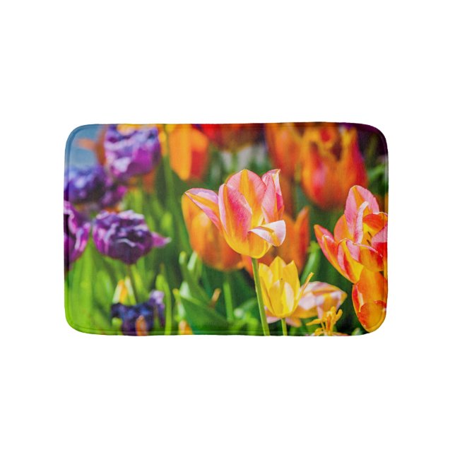 Tulips Enchanting 17 Bathroom Mat (Front)