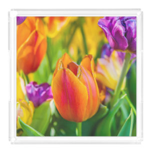 Tulips Enchanting Acrylic Tray