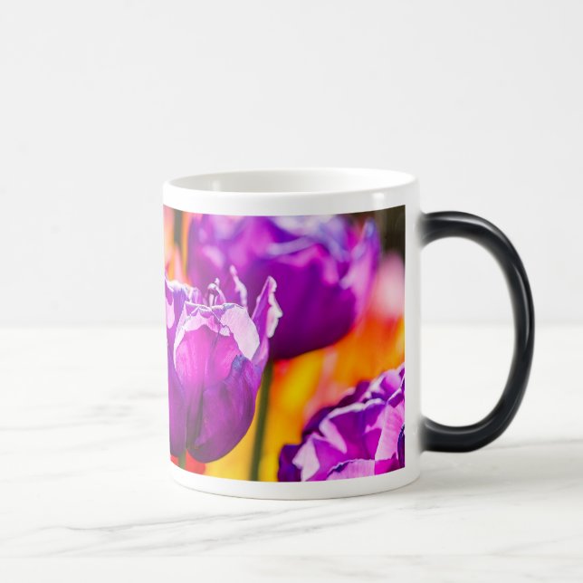 Tulips Enchanting Purple Color Morph Mug (Right)