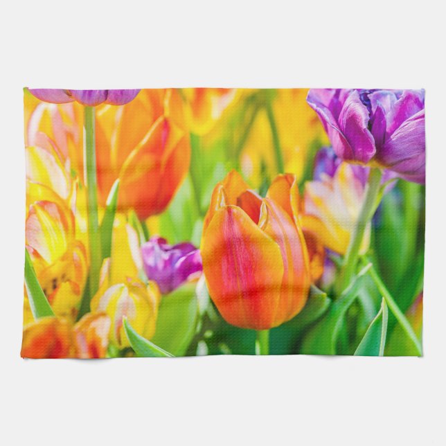 Tulips Enchanting Towel (Horizontal)