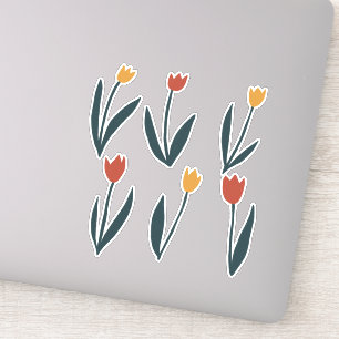 Tulips Flower FLoral Spring Easter Sticker