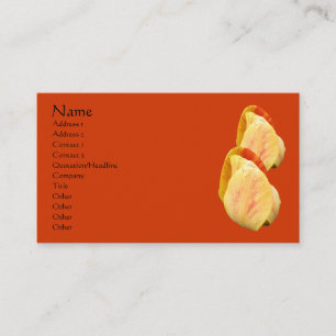 Tulips Flower Nature Business Card
