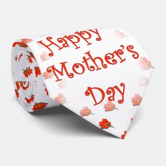 Tulips for Mother's Day Tie