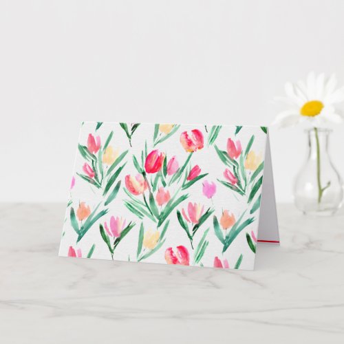 Tulips for Tulip Lovers Notecard