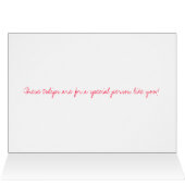 Tulips For You Cards (Inside Horizontal (Top))
