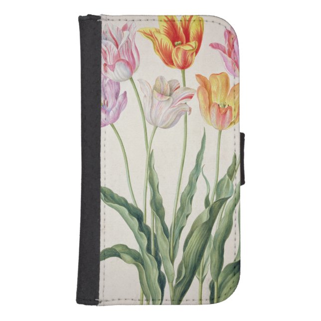 Tulips, from the 'Nassau Florilegium' (w/c on pape Samsung Galaxy Wallet Case (Front)