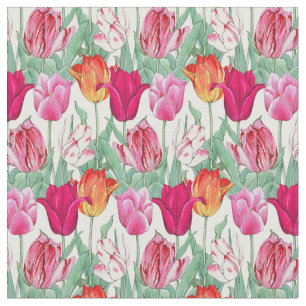 Tulips Garden Fabric