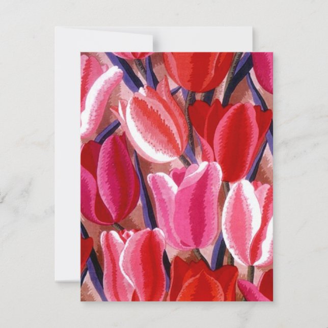 TULIPS ~ GARDEN PARTY GARDEN CLUB INVITATIONS! INVITATION (Front)
