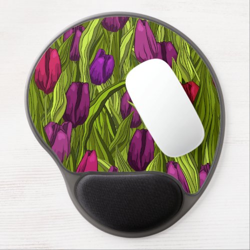 Tulips Gel Mouse Pad